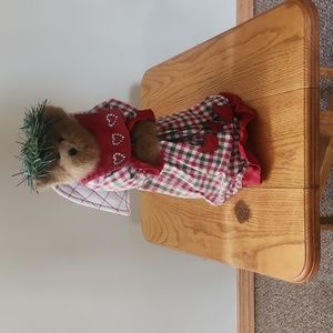 Boyds Christmas tree topping bear